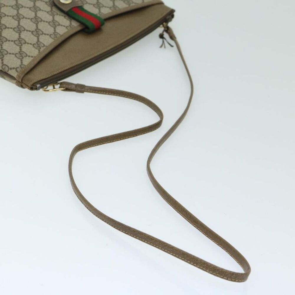 Gucci Ophidia Beige Canvas Shoulder Bag (Pre-Owned) - Picture 10 of 12
